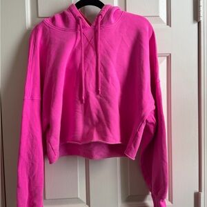 UGG Hot Pink Cropped Hoodie - Women's